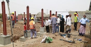 Celine Degen at work with the ICRC in Yemen.  Source: ICRC.