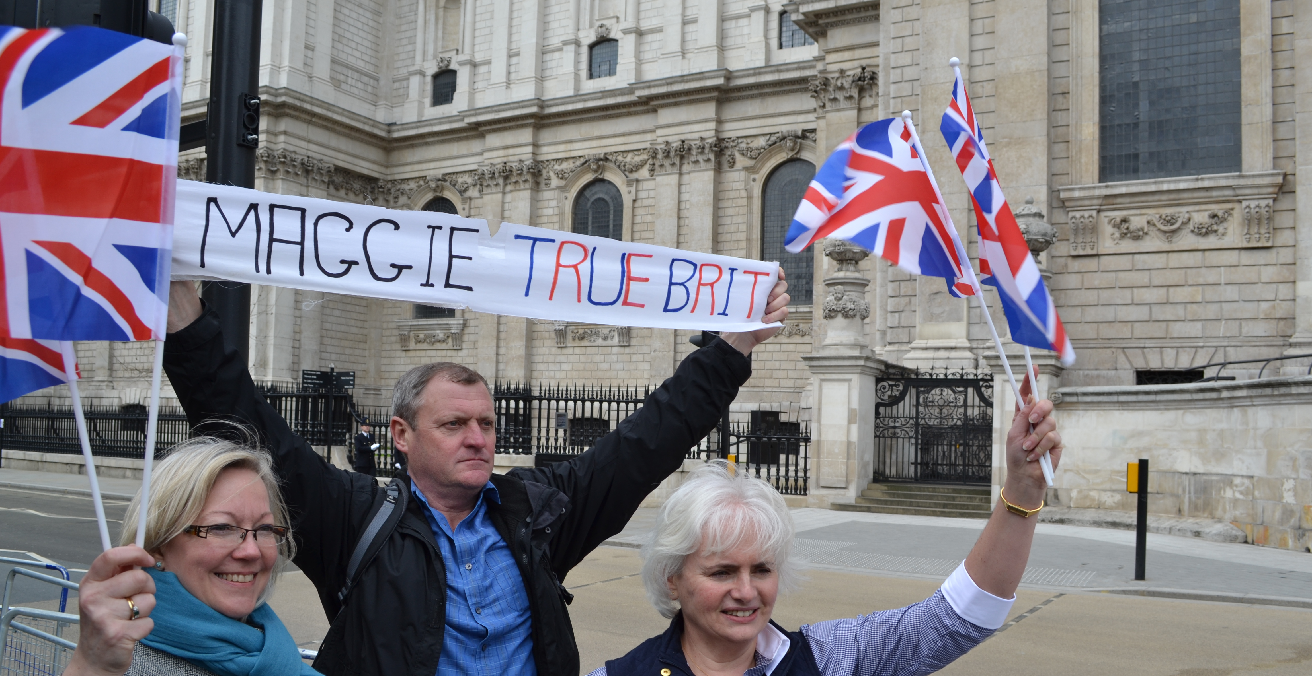 Margaret Thatcher's Funeral. Source: 
soultourist https://bit.ly/3szCrAF