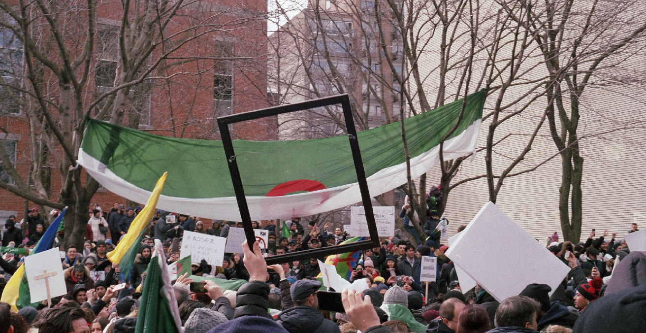 Protests in Algeria. Source: 
sarah ben amar
https://bit.ly/2O4DIjz